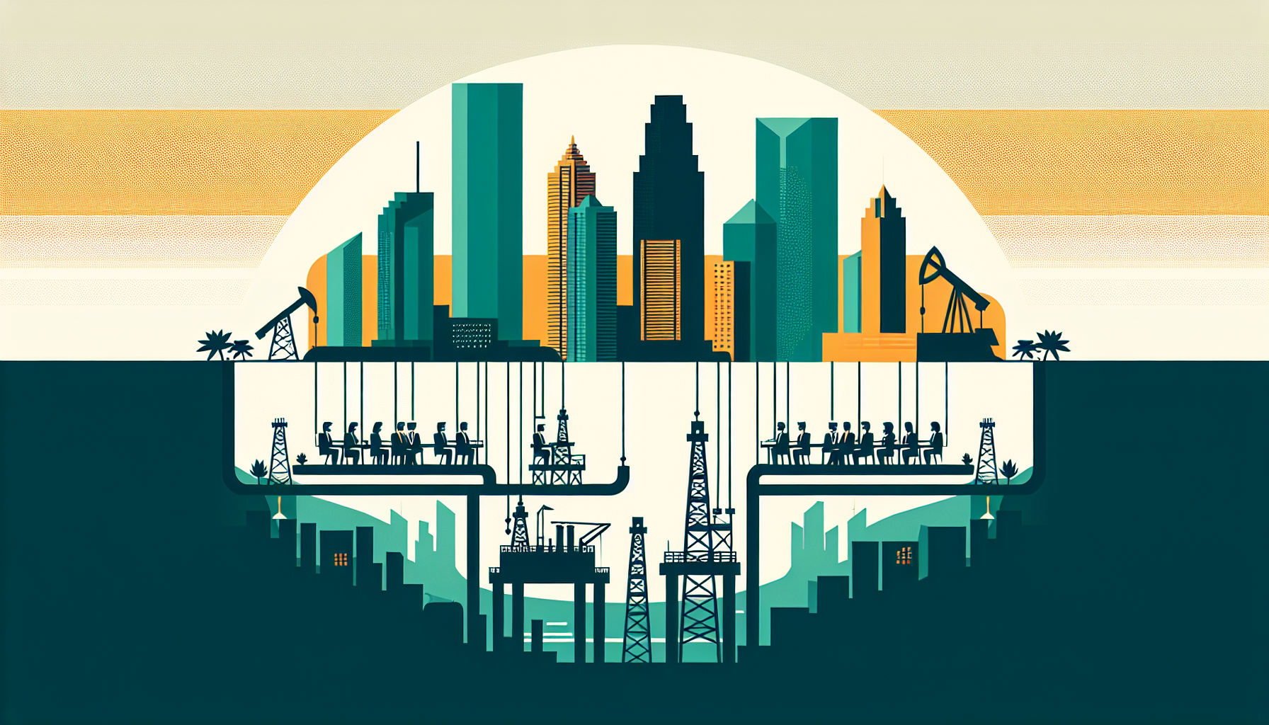 LCA Desk team connecting Houston and Guyana energy sectors