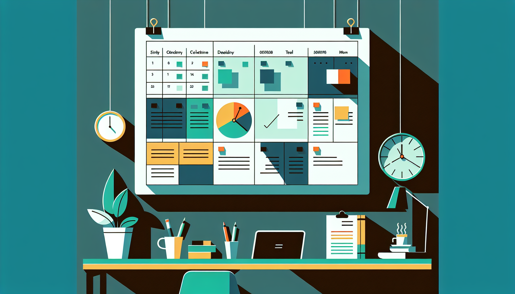 LCA filing calendar with deadline markers and submission dates